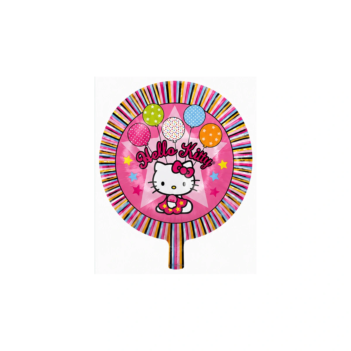 Фольгированный шар Hello Kitty – розовый, круглый, 18″