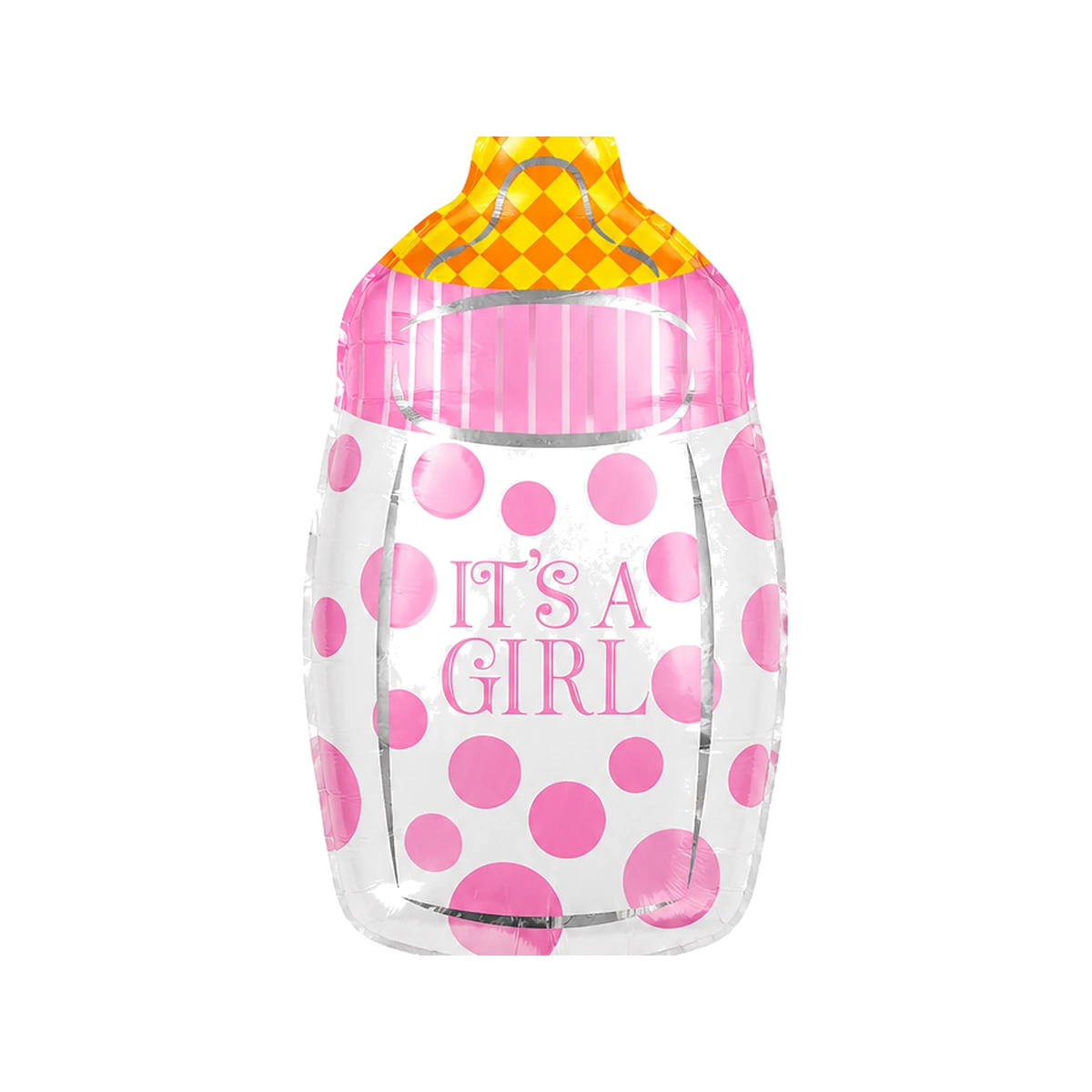 Folijski balon – duda It's a Girl, roze tufne