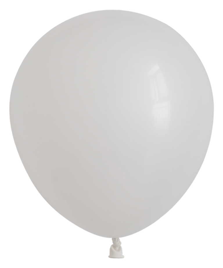 Latex balloon Pastel – white, 5″