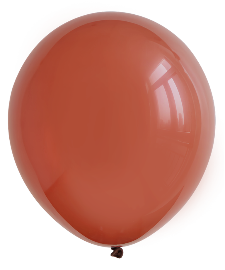 Latex balloon Pastel – brown, 10″