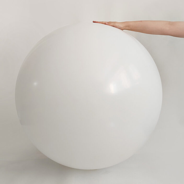 Latex balloon Pastel – white, 36″