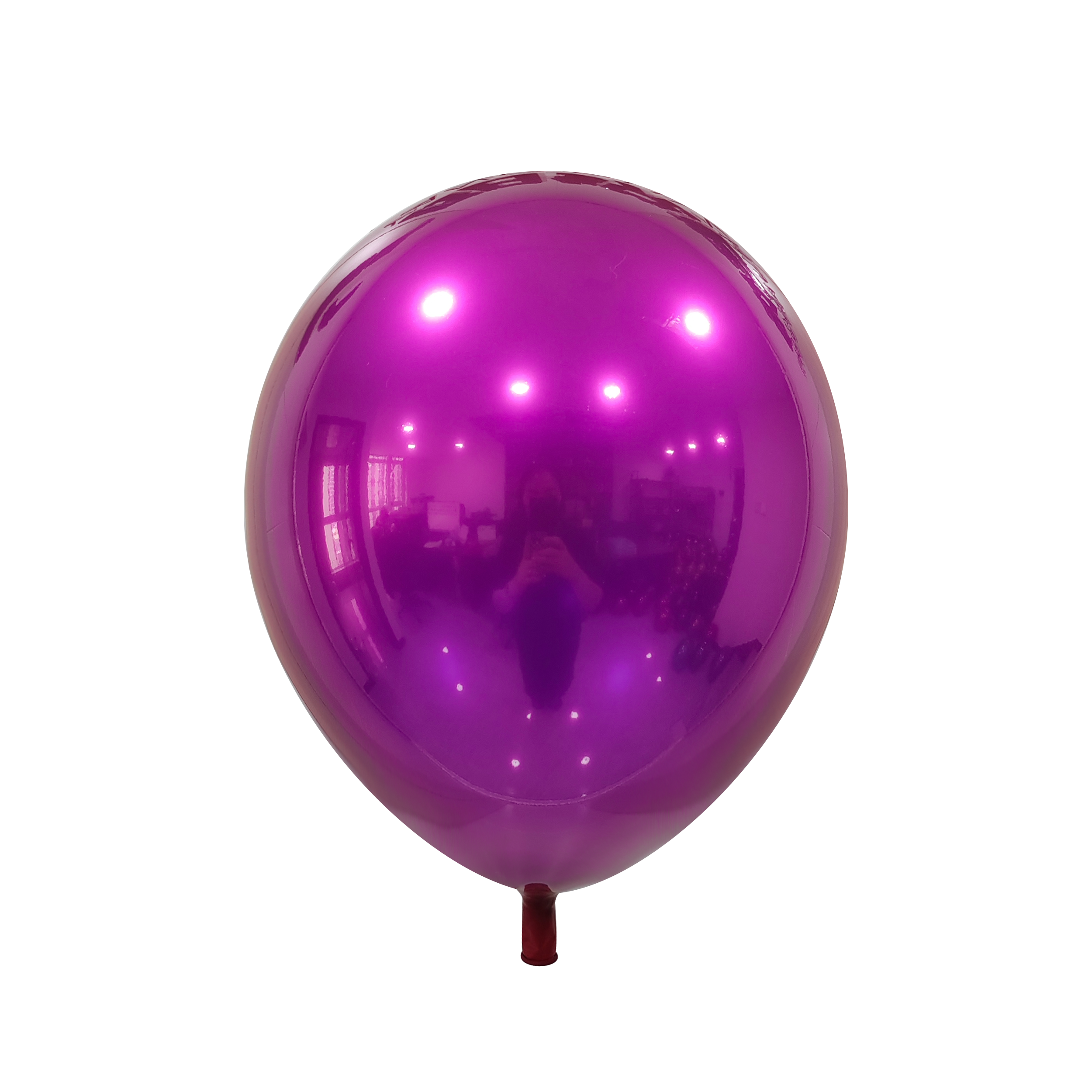 Латексный шар Chrome Ice – Fuchsia, 12″