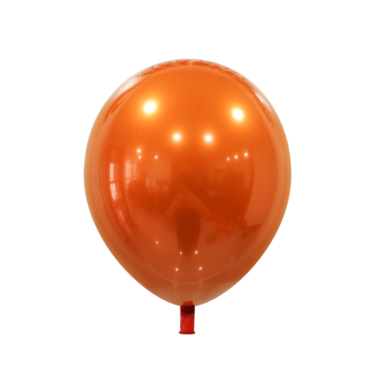 Латексный шар Chrome Ice – Light Orange, 12″