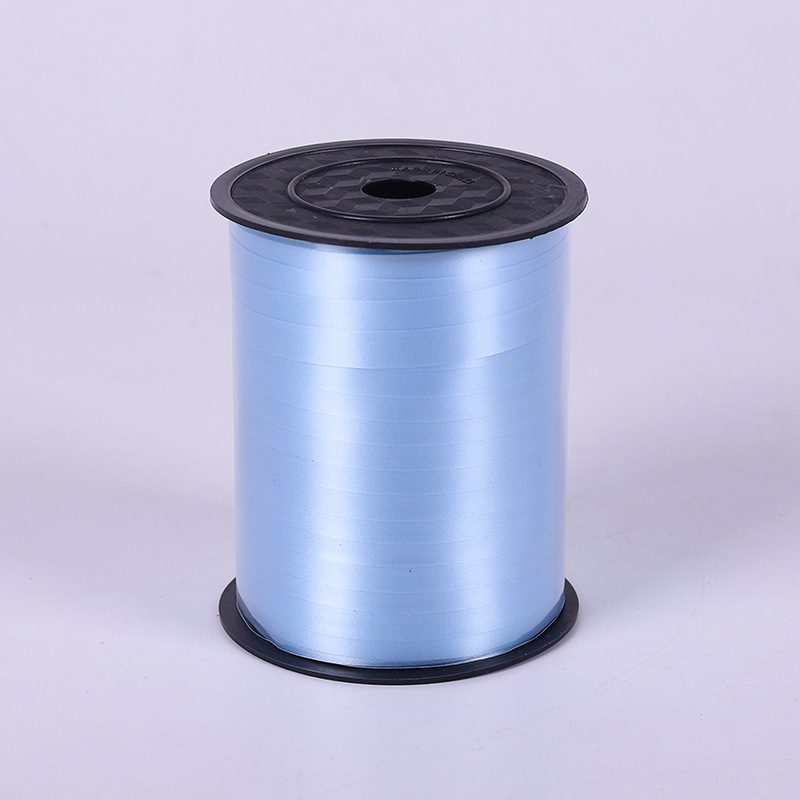 Light blue PVC balloon ribbon, 500 m