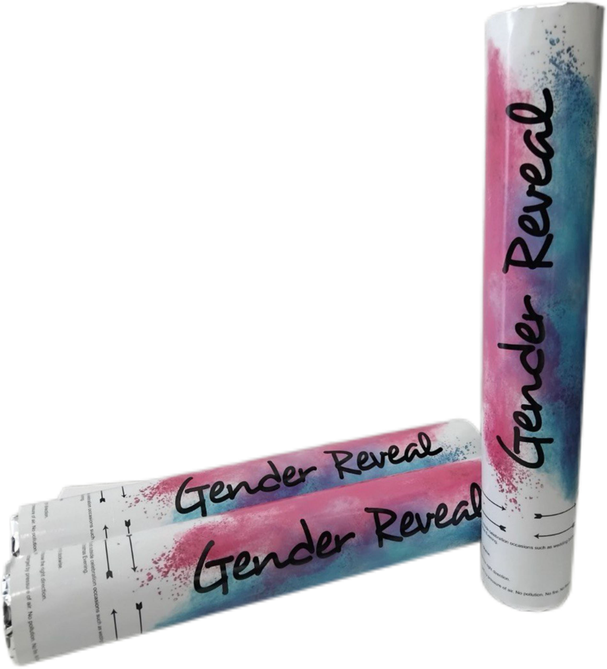 Powder confetti for a baby gender reveal, 30 cm