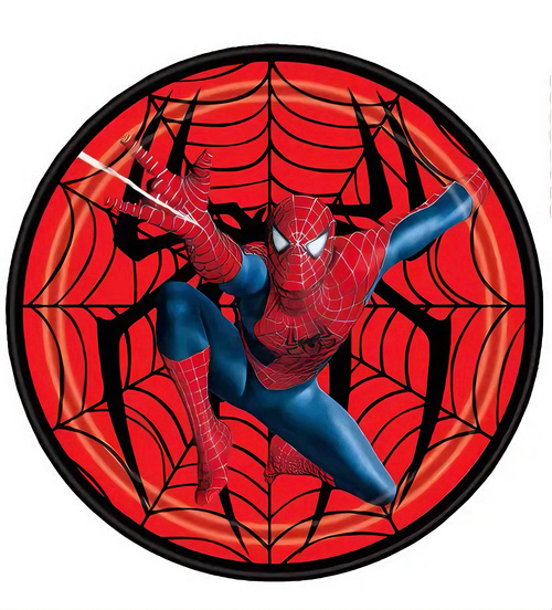 Spider-Man-2 paper plates, 10 pieces