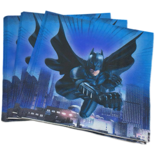 Batman napkins, 20 pieces