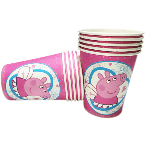 Peppa Pig paper cups, 10 pieces