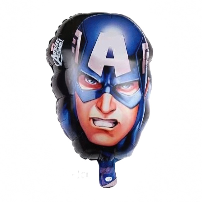 Round foil balloon – Captain America, 18″