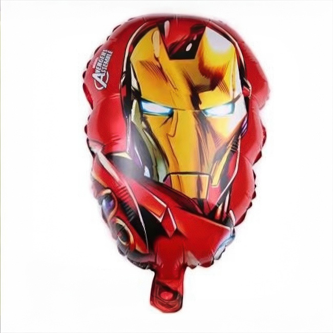 Round foil balloon – Iron Man, 18″