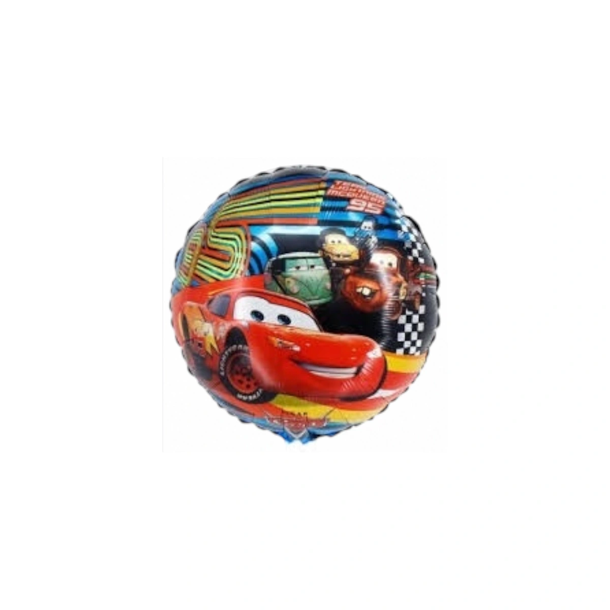 Round foil balloon – Cars characters, 18″