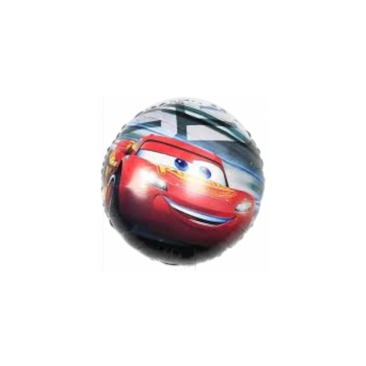Round foil balloon – Cars Lightning McQueen, 18″