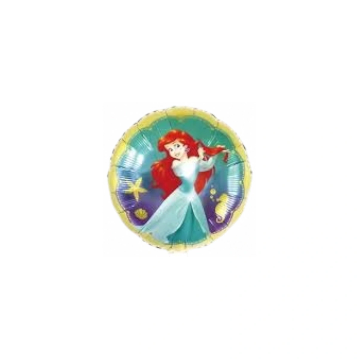 Princess Ariel foil balloon – round, 18″