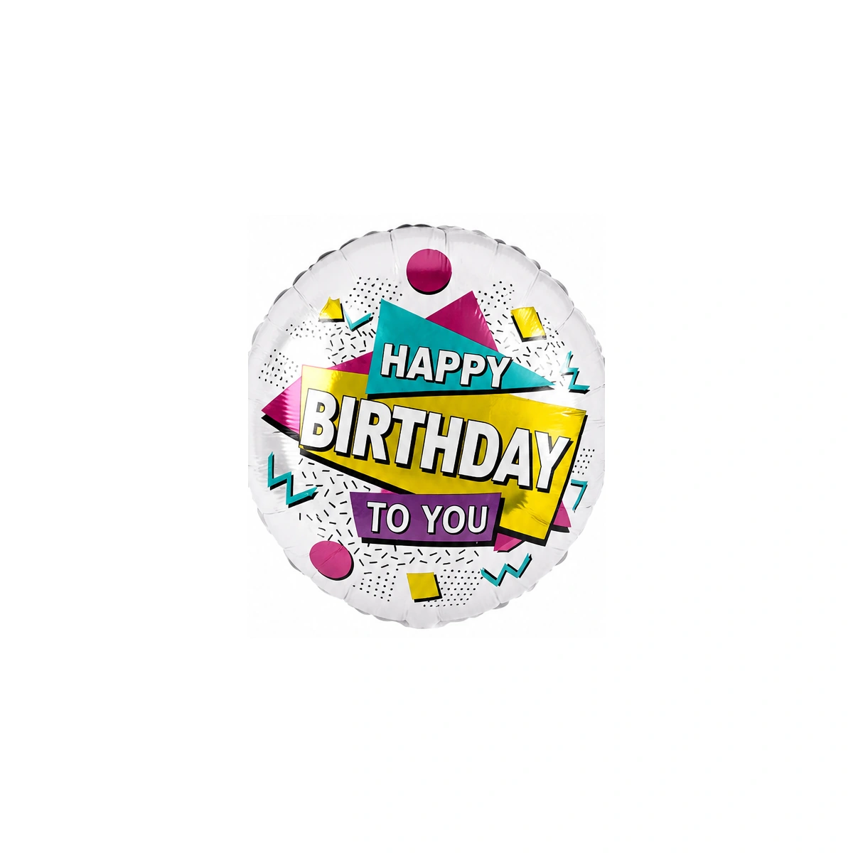 Круглый фольгированный шар – Happy Birthday to You, 18″