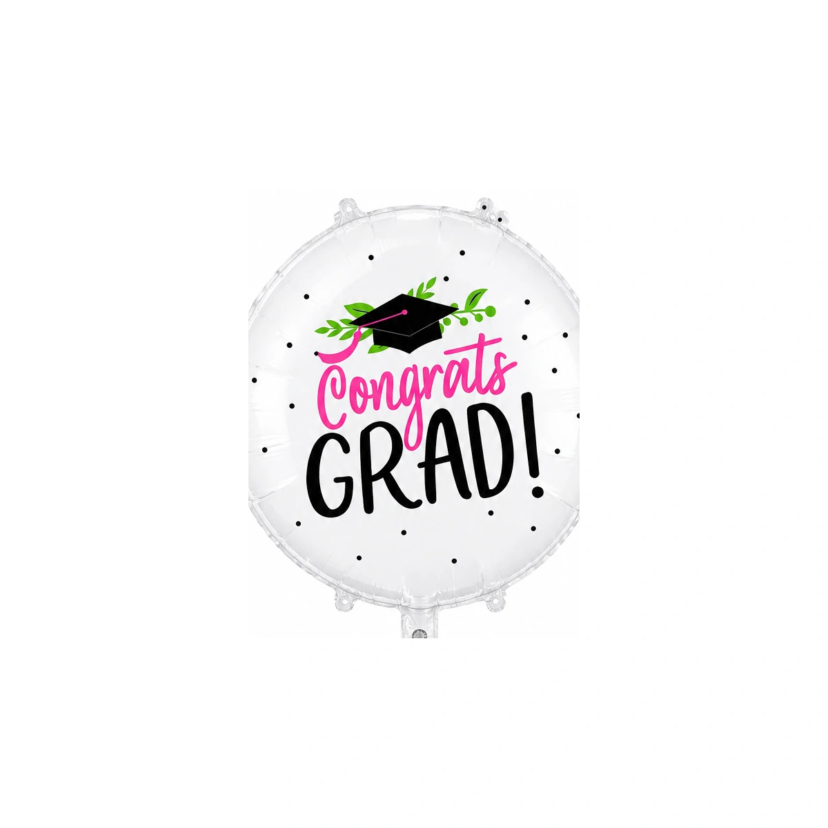 Round foil balloon – Congrats Grad, 18″