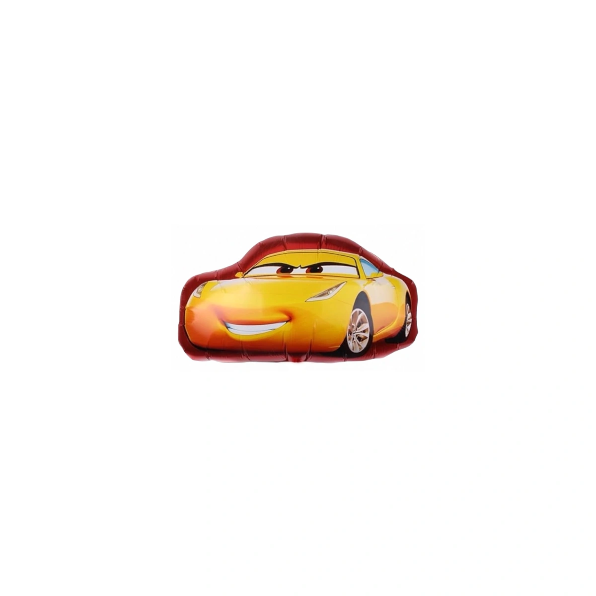 Cars car foil balloon – yellow