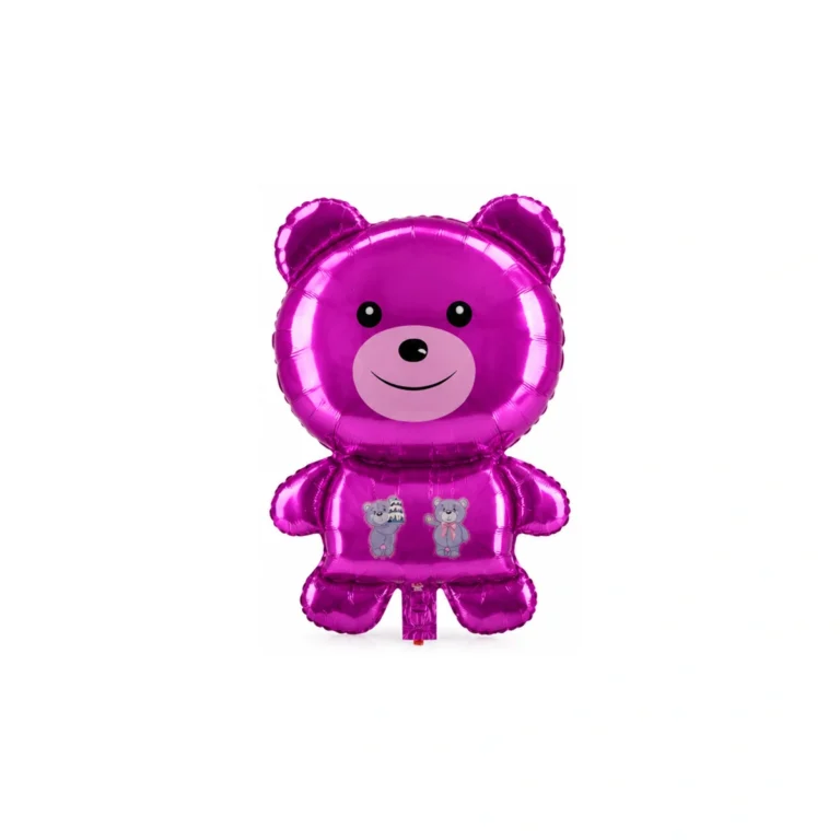 Foil balloon – pink teddy bear