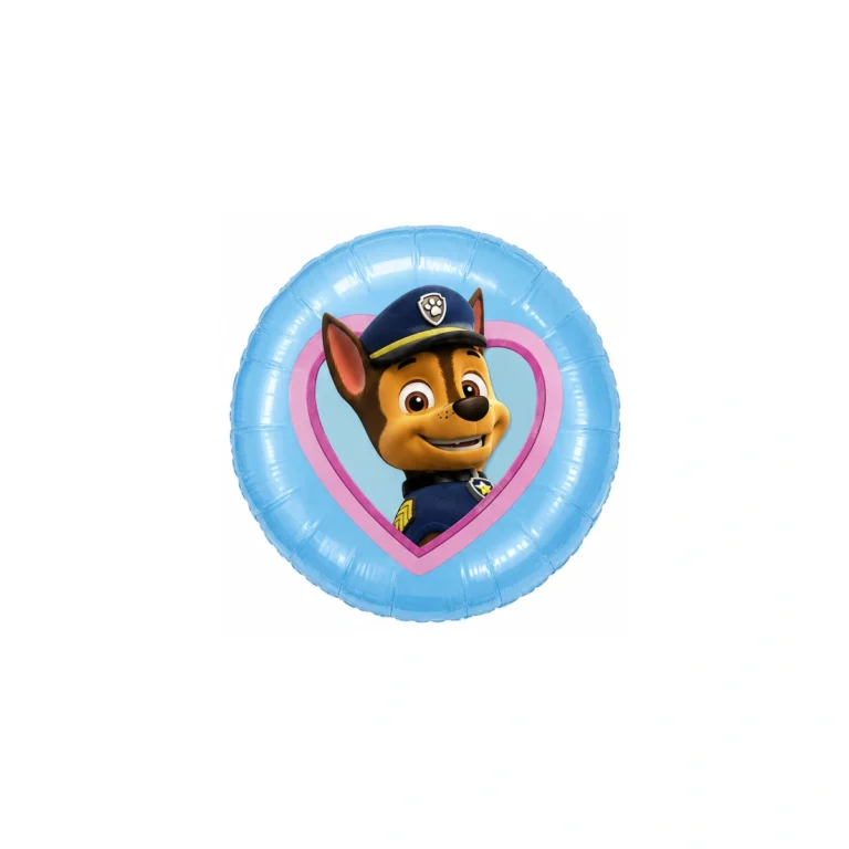 Round foil balloon – Chase, Paw Patrol, 18″