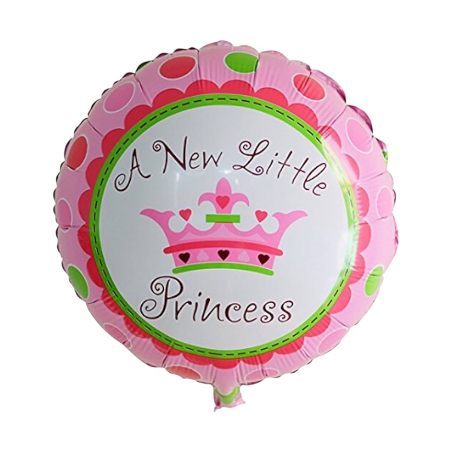 Okrugli folijski balon – A New Little Princess, 18″