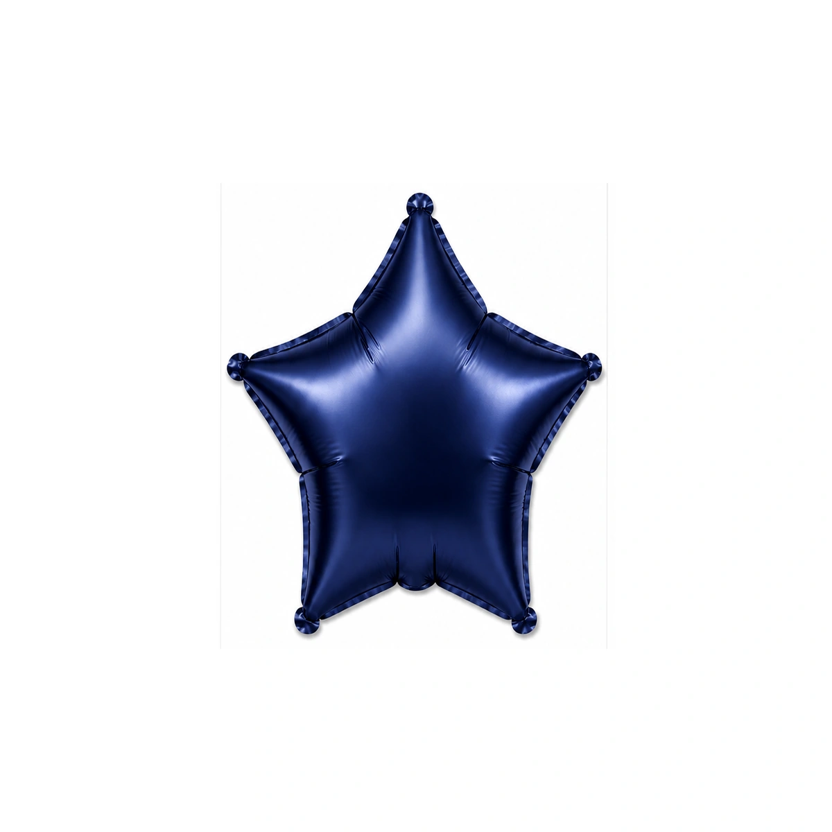 Folijski balon zvijezda – tamnoplavi saten, 18″