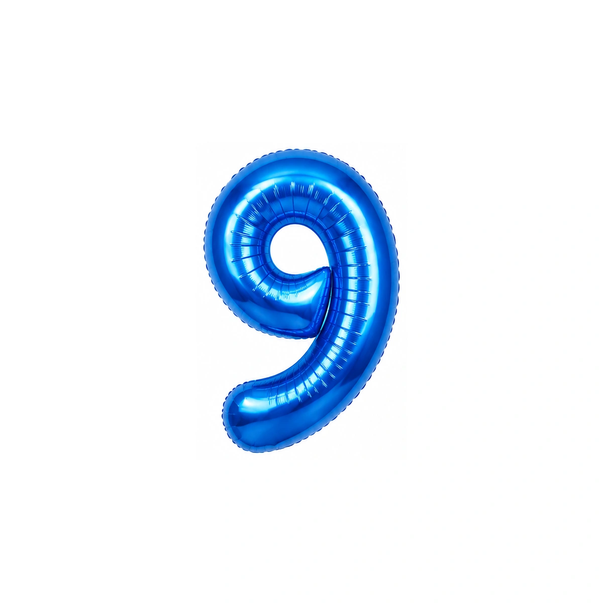 Foil balloon – number 9, blue, 40″