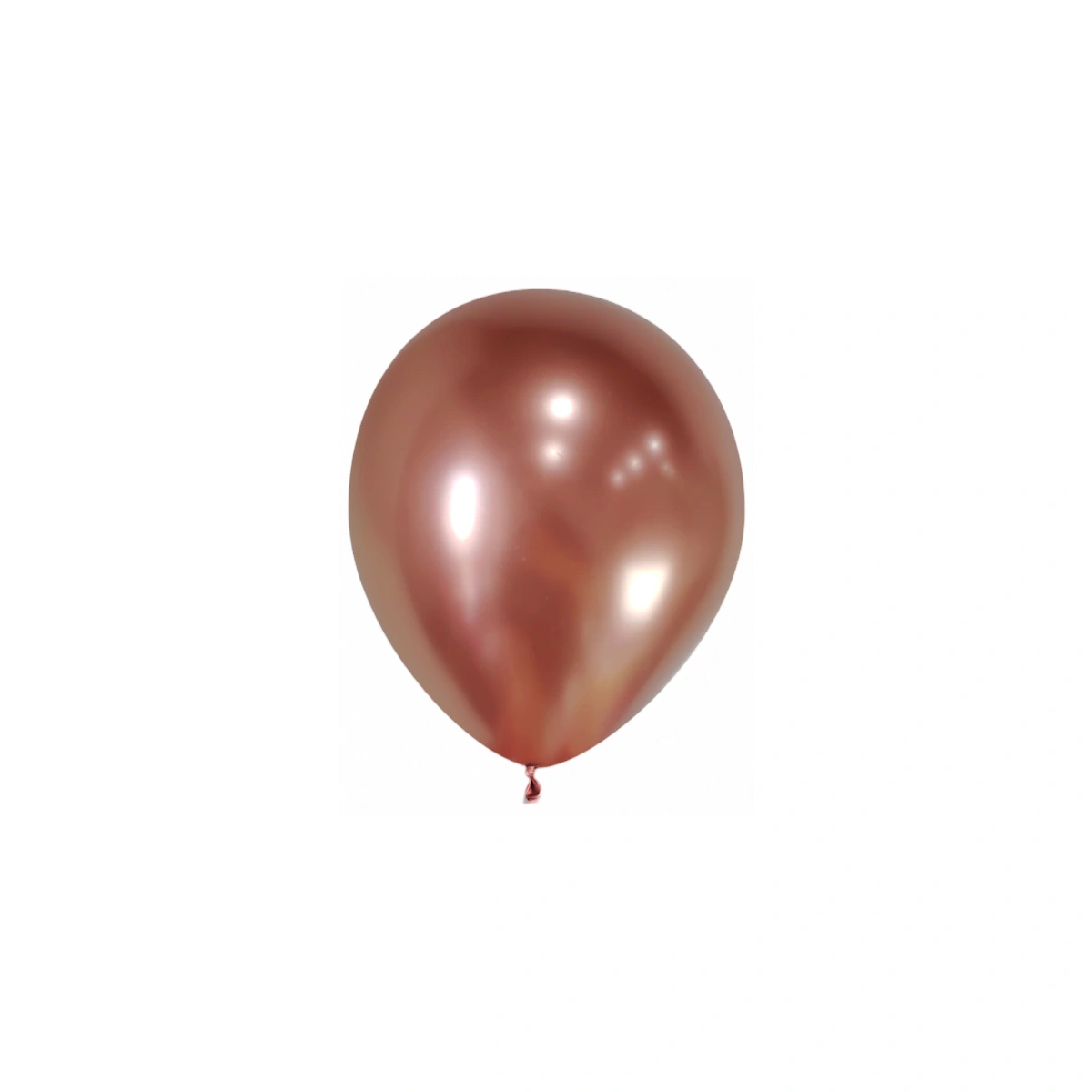 Chrome latex balloon – rose gold, 5″