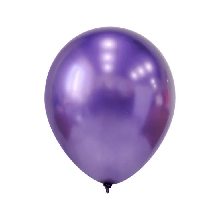 Lateks balon Chrome – ljubičasta, 10″