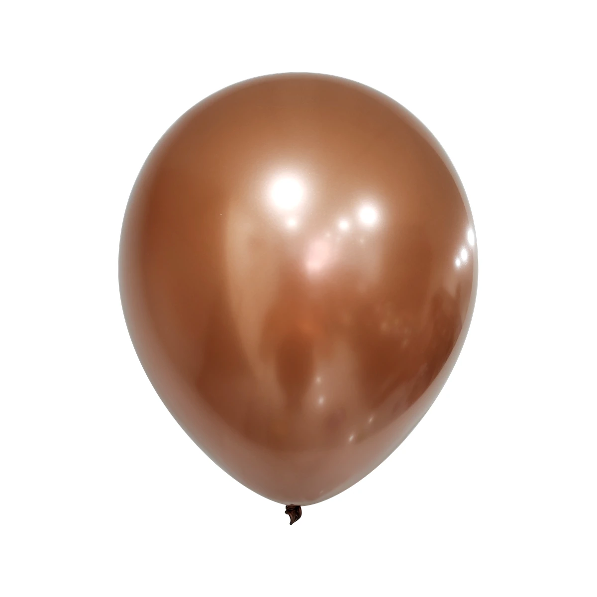 Latex balloon Chrome – rose gold, 12″