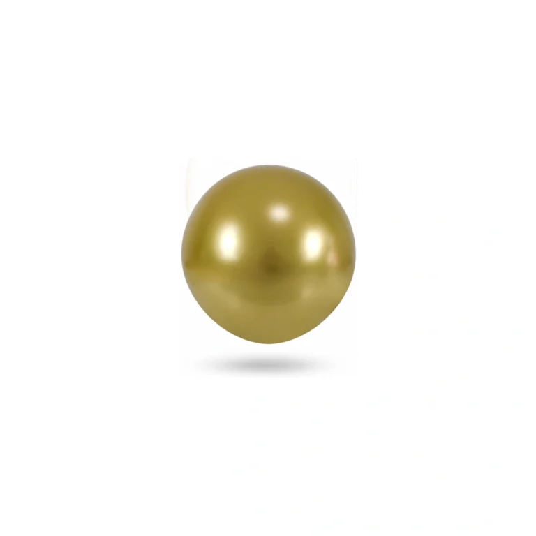 Lateks balon Chrome – zlatni, 36″