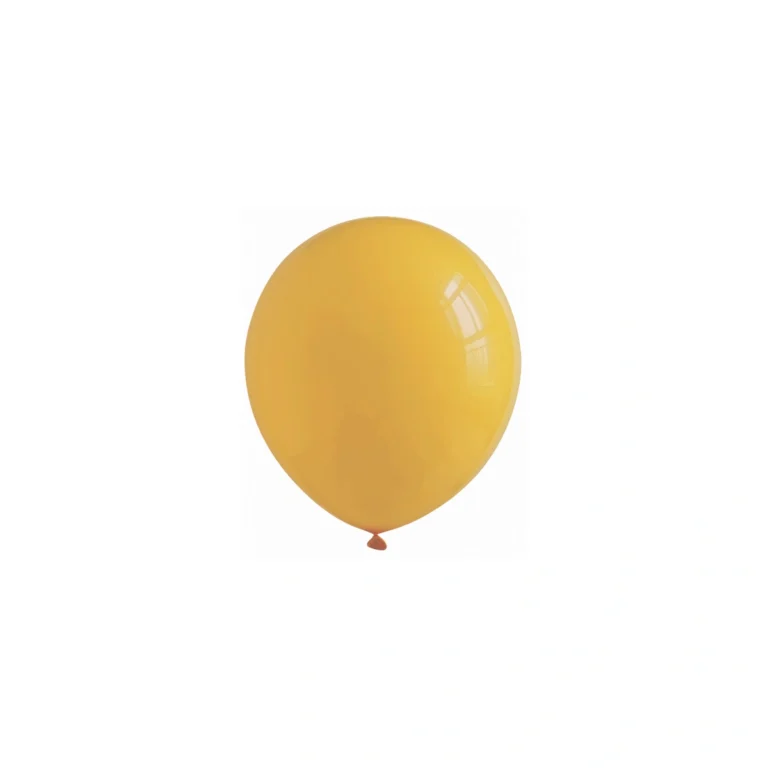Pastel Retro latex balloon – lemon yellow, 10″