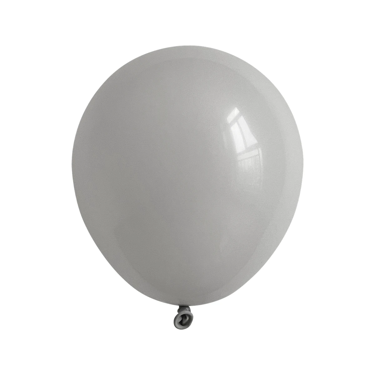 Latex balloon Macaron – grey, 5″