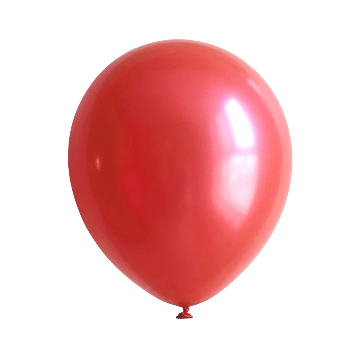 Latex balloon Pearl – red, 5″
