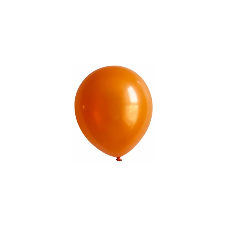Pearl latex balloon – orange, 5″