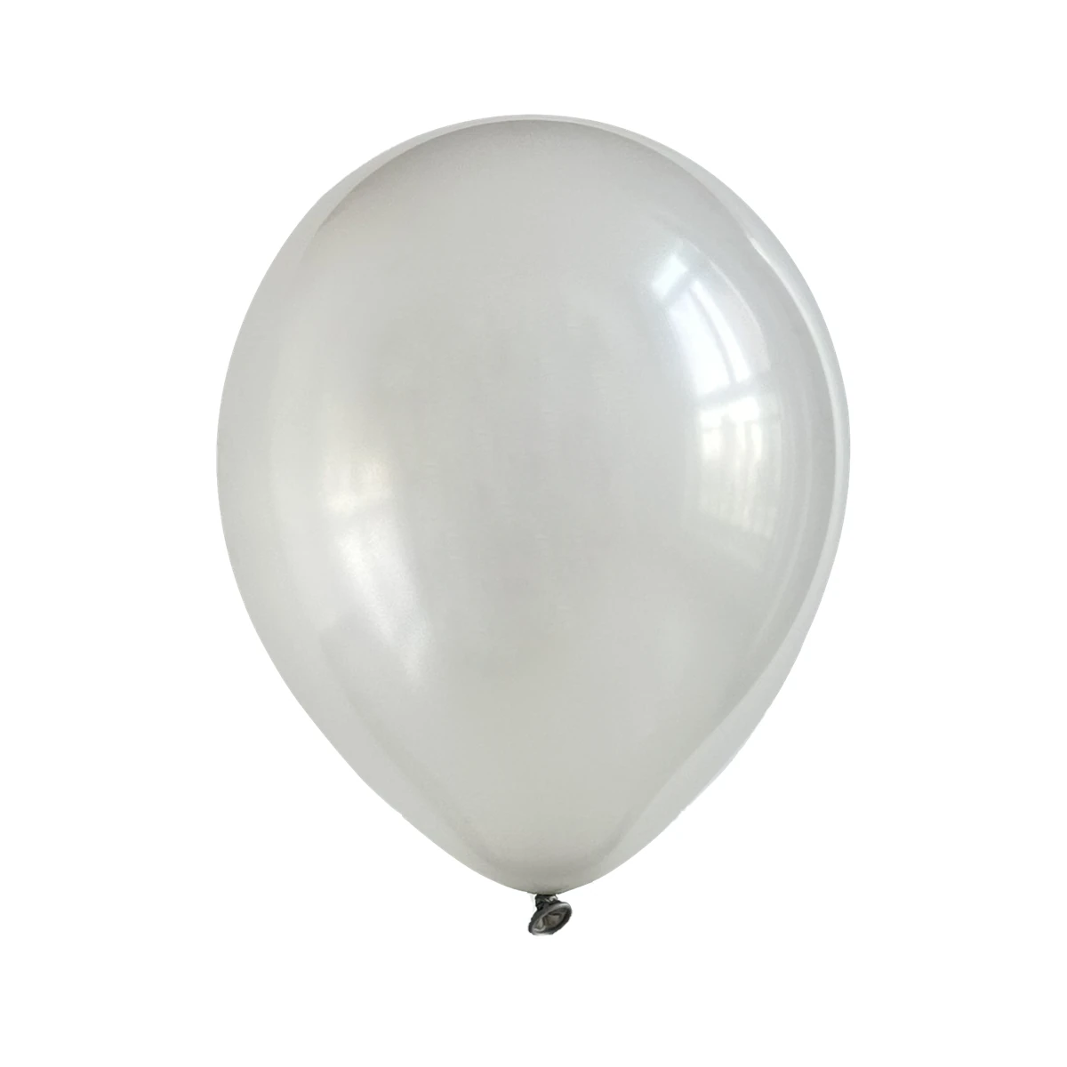 Lateks balon Pearl – srebrna, 5″