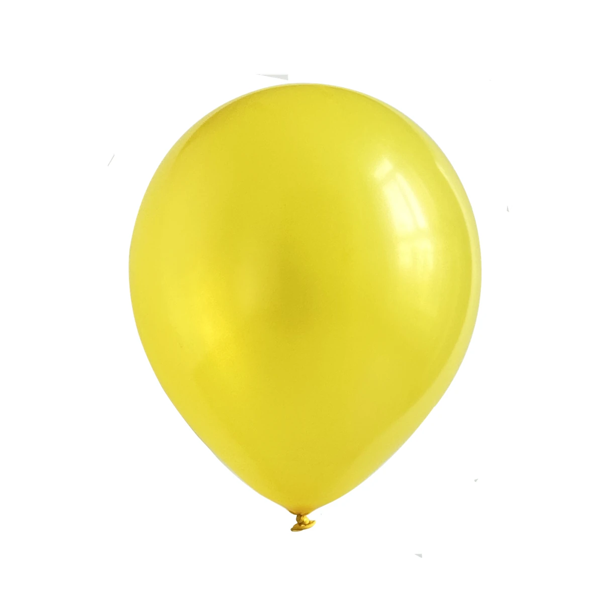 Latex balloon Pearl – yellow, 10″