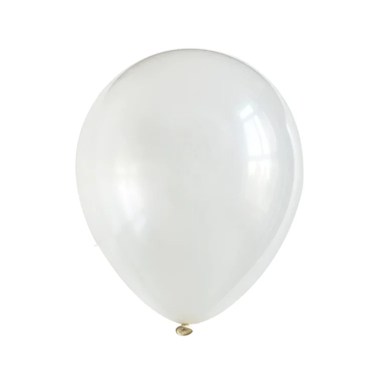 Latex balloon Pearl – white, 10″