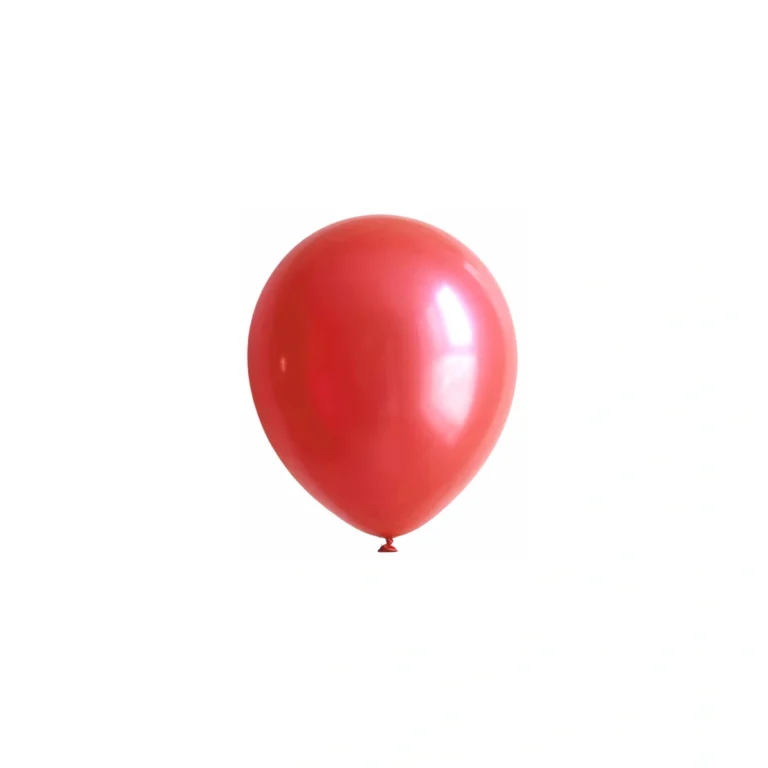 Pearl latex balloon – red, 12″