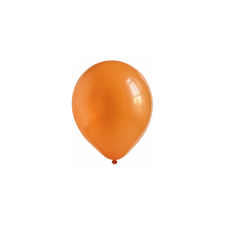 Pearl latex balloon – orange, 12″