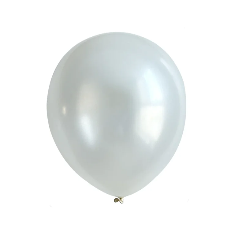 Latex balloon – Pearl White, 12″