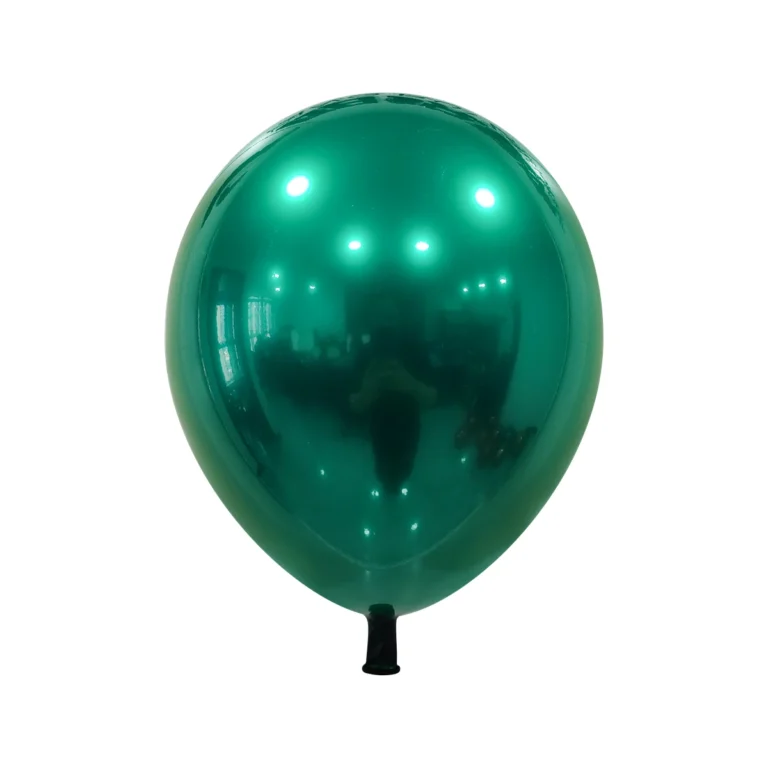 Латексный шар – Chrome Ice Blackish Green, тёмно-зелёный, 12″