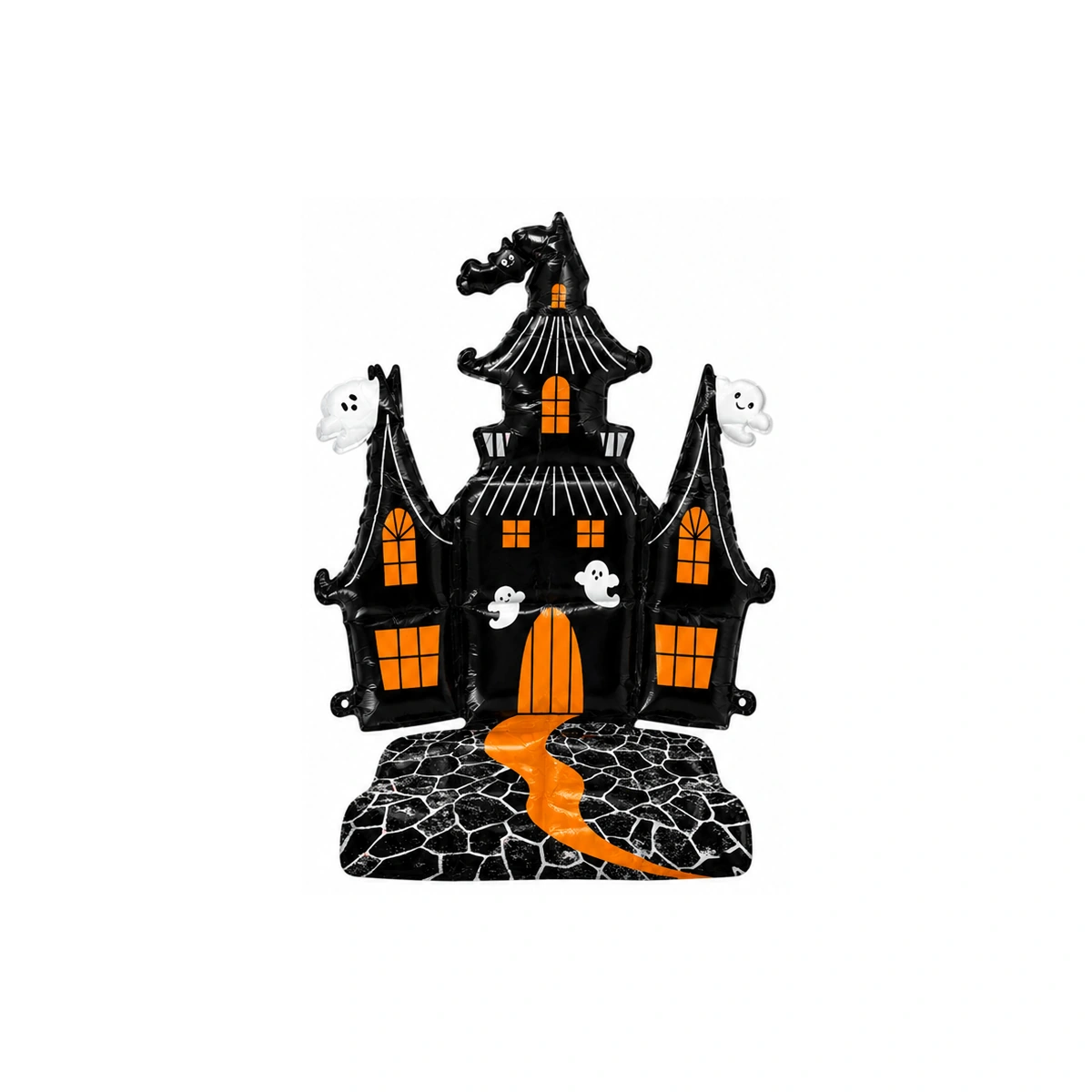 Haunted castle foil balloon