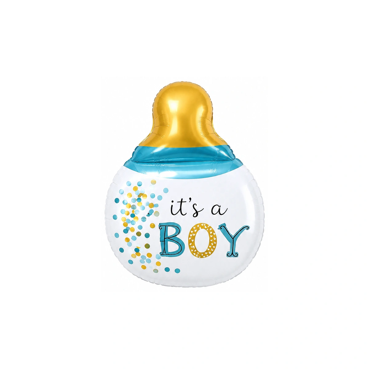 Foil balloon – It's a Boy dummy with confetti