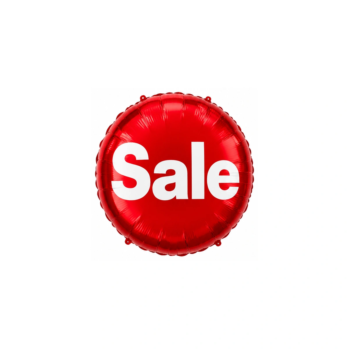 Okrugli folijski balon – Sale, crveni, 18″