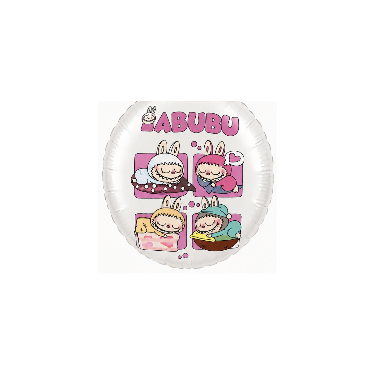 Round foil balloon – Labubu, 18″