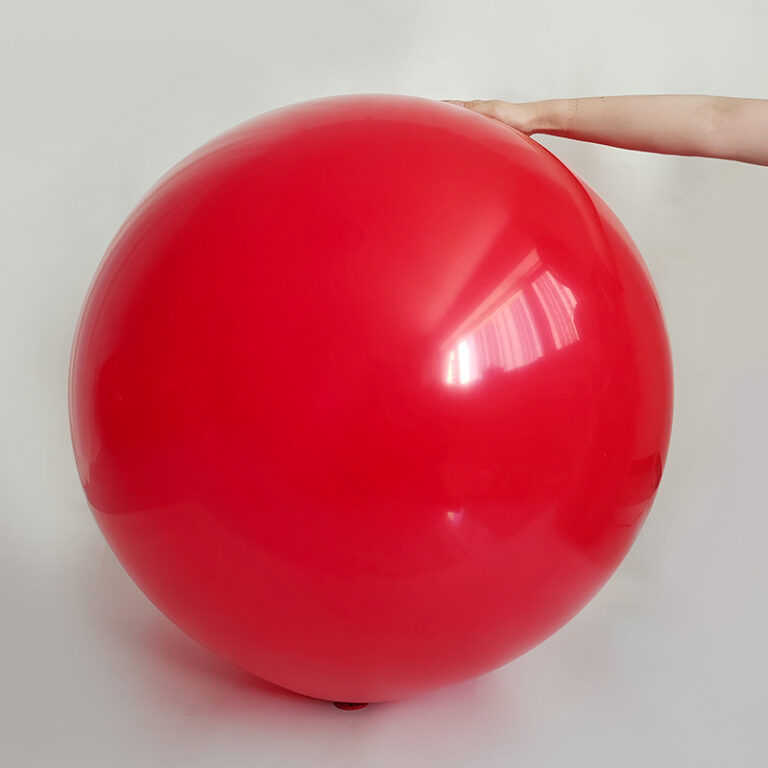 Latex balloon Pastel – red, 36″